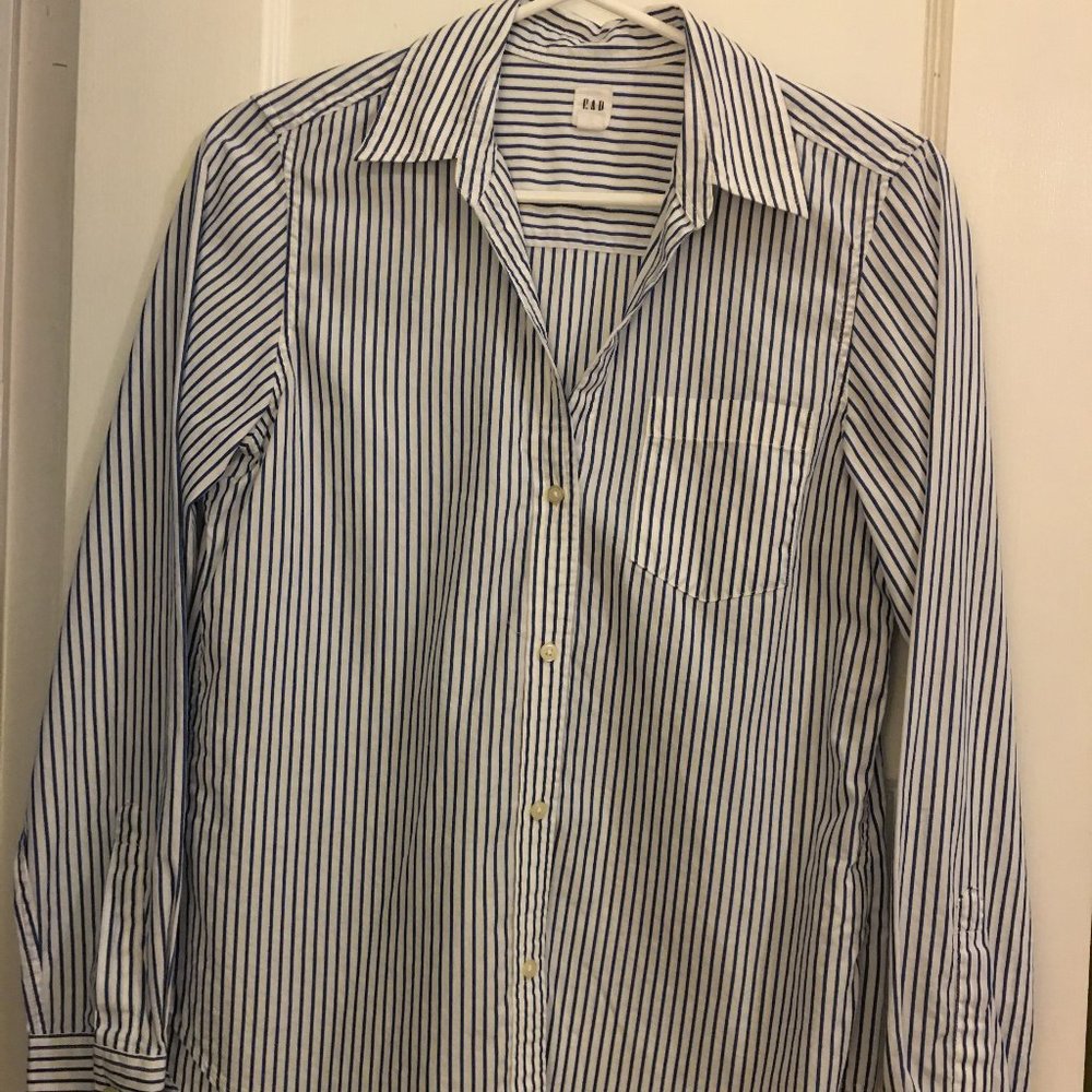 GAP Pinstripe Button-up Shirt